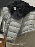 網(wǎng)易嚴選【斷碼清倉】90白鴨絨輕薄羽絨服男排骨羽絨服內膽云感保暖抗菌 連帽*幻影灰 M 曬單實(shí)拍圖