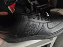 卡帕（Kappa）男鞋板鞋子男士春季新款運動(dòng)鞋厚底小白鞋休閑跑鞋子 黑色 43 曬單實(shí)拍圖