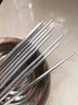 京東京造 筷子 家用食品接觸級316L不銹鋼醫用級【抑菌超防滑】12雙大包裝 曬單實(shí)拍圖