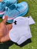 安德瑪（Under Armour）襪子【3雙】籃羽毛球運動(dòng)襪男女跑步中防臭加厚筒毛巾短棉襪 曬單實(shí)拍圖