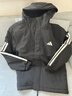 阿迪達斯（adidas）男 運動(dòng)型格系列 3S HOODED INS J 短棉服 JY8303 黑色  XL  曬單實(shí)拍圖