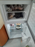 美的小冰箱 迷你復古小型冰箱家用宿舍 節能美妝面膜茶葉水果酒水飲料柜冷藏冰吧電冰箱 【重磅新品】新品113升雙溫小冰箱 曬單實(shí)拍圖