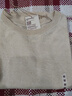 MUJI 女式 漢麻 五分袖針織衫 女裝上衣26年夏季新品BA1RNA6S 淺黃色 S （155/80A） 曬單實(shí)拍圖