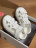 牧童寶寶皮涼鞋夏季鏤空輕便女寶寶學(xué)步鞋軟底甜美公主鞋 牛乳米23 曬單實(shí)拍圖