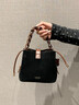 CK&WQ2026新款馬年包刺繡包輕奢爆款時(shí)尚百搭單肩斜挎手拎女士包 新年款黑色 曬單實(shí)拍圖