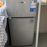 華寶小冰箱小型家用出租房用冷藏冷凍兩用一級能效節能省電迷你宿舍寢室辦公室二門(mén)電冰箱 【凈化去味 一級能效】58L銀色【全國聯(lián)?！?曬單實(shí)拍圖