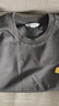 UR夏季新款男裝時(shí)尚趣味撞色食物章仔短袖T恤UMY450058 中灰 S 曬單實(shí)拍圖