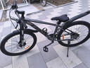 雷克斯LAUX哪吒200plus山地車(chē)成人學(xué)生代步通勤鋁合金24速純油碟 超啞木炭灰（標準版） 24速 26英寸 曬單實(shí)拍圖