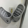 樸西波瀾涼拖鞋浴室防滑拖鞋女家居室內洗澡速干eva漏水拖鞋男情侶 曬單實(shí)拍圖