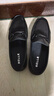 百麗一腳蹬休閑豆豆鞋男春季牛皮套腳商務(wù)樂(lè )福皮鞋A1818AM5 黑色 43 曬單實(shí)拍圖