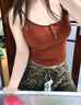 UR2025秋季新款女裝簡(jiǎn)約休閑真兩件短款修身背心UYV450206 曬單實(shí)拍圖