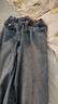 百圖（betu）女裝2026年春季新款牛仔闊腿褲顯瘦高腰寬松鐮刀褲褲子女2602T92 牛仔色 M （牛仔色預售04/11發(fā)貨） 曬單實(shí)拍圖
