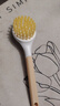 長(cháng)柄洗鍋刷家用小刷子刷鍋神器廚房不粘鍋去污刷鍋刷子灶臺清潔刷 木色塑料柄鍋刷1個(gè)裝 曬單實(shí)拍圖