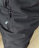 探拓（TECTOP）沖鋒褲男加絨保暖防風(fēng)軟殼褲登山徒步褲 男款黑色 XL 曬單實(shí)拍圖