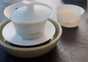 月記窯 “遠山”義薄云天羊脂玉瓷超薄胎蓋碗小套裝 禮盒裝 曬單實(shí)拍圖