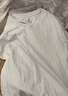 立蒙（LIMENG）男女裝素色180g全棉短袖t恤圓領(lǐng)寬松體恤打底衫 白色 M 曬單實(shí)拍圖