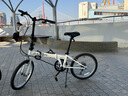大行（DAHON）經(jīng)典D6折疊自行車(chē)20英寸6速成人休閑單車(chē) KBC061 墨綠色 20英寸 曬單實(shí)拍圖