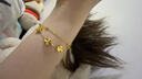 老鳳祥四葉草黃金手鏈女足金2026新款高級感手鏈女生日禮物送女朋友老婆 三生三世足金四葉草+贈S925銀雙層手鏈 曬單實(shí)拍圖