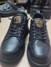 海瀾之家男鞋2026春季新款休閑皮鞋男中幫經(jīng)典板鞋男加絨棉鞋男男士休閑鞋 黑色 43 曬單實(shí)拍圖