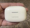 聯(lián)想（lenovo）真無(wú)線(xiàn)藍牙耳機 半入耳式耳機 音樂(lè )運動(dòng)游戲耳機藍牙5.4 適用蘋(píng)果小米手機 EA110月巖白 曬單實(shí)拍圖