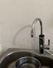 奧克斯（AUX）電熱水龍頭熱水器加熱水龍頭快速熱水變頻恒溫廚房下進(jìn)水 【大屏數顯】電鍍銀+漏保插頭+萬(wàn)向噴頭 曬單實(shí)拍圖