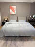 舒逸思簡(jiǎn)約高級感床上四件套雨露麻被套被罩四季通用可裸睡床單床笠床品 雨露麻-淺灰 1.8m 床單款 四件套被套2*2.3m 曬單實(shí)拍圖