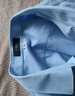 杉杉【DP免燙】長(cháng)袖襯衫男士藍色秋季商務(wù)休閑純棉襯衣 藍色小格 41  曬單實(shí)拍圖
