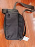 COWLEY KELLER尼龍斜挎包男士休閑單肩包防潑水大容量通勤背包耐磨戶(hù)外運動(dòng)包 炭黑色 25*10*18cm 曬單實(shí)拍圖