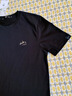 海瀾之家（HLA）短袖T恤男26新款涼感山不在高大碼短袖夏季男 黑色1X L 175/92A 推薦137~150斤 曬單實(shí)拍圖