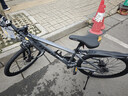 永久（FOREVER）自行車(chē)男女成人學(xué)生24/26寸變速山地車(chē)鋁合金雙碟剎減震越野單車(chē) 21速 26寸鋼架-消光灰 曬單實(shí)拍圖
