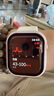 Apple/蘋(píng)果 Watch S11 智能手表42毫米玫瑰金色鋁金屬表殼淡桃粉色運動(dòng)型表帶M/L 【GPS版】移動(dòng)補貼 曬單實(shí)拍圖