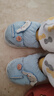 京東京造玉桂狗兒童棉拖女童冬季室內家用保暖加絨可愛(ài)拖鞋男孩 淺藍30-31 曬單實(shí)拍圖