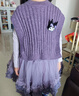 恒孞女童庫洛米馬甲裙套裝春秋童裝新款兒童小女孩針織背心裙子兩件套 毛衣馬甲裙 130 曬單實(shí)拍圖