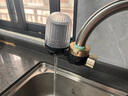 美的（Midea）凈水器水龍頭臺式前置凈水機家用廚房過(guò)濾器自來(lái)水直飲超濾機可視化可清洗濾芯除垢除氯 1機2芯【2年免換芯】 曬單實(shí)拍圖