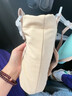 京川旭水壺包斜挎便攜多功能手機挎包戶(hù)外旅行旅游水杯收納袋保溫杯套 米色 曬單實(shí)拍圖