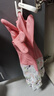 云蕾洗碗手套超長(cháng)48cm1雙裝加厚加絨洗衣服廚房家務(wù)清潔冬季耐酸堿 曬單實(shí)拍圖