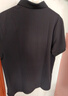 迪桑特（DESCENTE）韓版26新款商務(wù)上衣翻領(lǐng)運動(dòng)休閑Polo 短袖 T 恤 SR123UPS11-BLK0 L （100/建議135-145斤） 曬單實(shí)拍圖