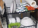 美廚物語(yǔ)廚房置物架碗碟收納架碗架瀝水碗筷柜收納柜碗盤(pán)用具置物架大全 曬單實(shí)拍圖