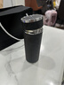 SHANTS日本品牌銀杯子999純銀保溫杯高檔商務(wù)水杯生日禮物送男友老公 磨砂黑420ml【60g足銀內膽】+精美禮盒 曬單實(shí)拍圖