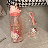 Next Kiss英國聯(lián)名HelloKitty凱蒂貓塑料水杯耐高溫女生高顏值兒童學(xué)生杯子 凱蒂貓雙飲太空杯 曬單實(shí)拍圖