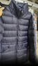 Tommy Hilfiger【防潑水】秋冬女裝撼冬保暖休閑可收納帽寬松雙拉鏈羽絨服 藏青色DW5 XS （推薦：80-100斤） 曬單實(shí)拍圖