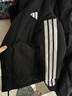 阿迪達斯（adidas）男 運動(dòng)型格系列 3S HOODED INS J 短棉服 JY8303 黑色  L  曬單實(shí)拍圖