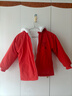 女童兔子棉服冬季2025新款洋派加絨加厚外套男童派克服寶寶冬裝 紅耳兔加絨外套磚紅色 140 曬單實(shí)拍圖