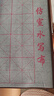 六品堂毛筆字水寫(xiě)布初學(xué)者練字專(zhuān)用小學(xué)生練書(shū)法米字格水寫(xiě)書(shū)法布水洗布蘸水速干仿宣文房第五寶140cm 曬單實(shí)拍圖