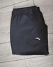 安踏男褲速干七分褲男2026夏季新款冰絲透氣休閑運動(dòng)中褲男士跑步褲子 （推薦款夏季速干褲拉鏈款）黑色 3XL /190cm (適合170-180斤) 曬單實(shí)拍圖