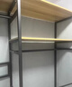 開(kāi)放式金屬衣柜臥室落地家用組合掛衣架步入式簡(jiǎn)易組裝衣帽間架子 黑架A款【無(wú)簾】長(cháng)120寬45高200 【QC工廠(chǎng)認證】 曬單實(shí)拍圖