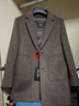 安東尼奧【綿羊毛&駱駝絨】西裝領(lǐng)毛呢大衣商務(wù)休閑輕奢短款秋冬外套 曬單實(shí)拍圖