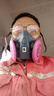 松工（songgong）電焊防塵面具 防工業(yè)粉塵刷噴漆面罩 防工業(yè)毒氣污染電焊口罩面罩過(guò)濾器 呼吸道保護 7502主體+1包2097 曬單實(shí)拍圖