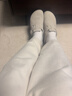 BIRKENSTOCK勃肯德國進(jìn)口女款牛皮絨面革軟底軟木Boston包頭拖鞋 白色/復古白窄版1027693 37 曬單實(shí)拍圖
