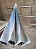 彎鉤長(cháng)柄漸變自動(dòng)雨傘遮陽(yáng)傘男女大號加大加固結實(shí)抗風(fēng)暴雨專(zhuān)用傘 漸變海鹽藍【防水套】-全遮光傘布-16骨皮彎柄 曬單實(shí)拍圖